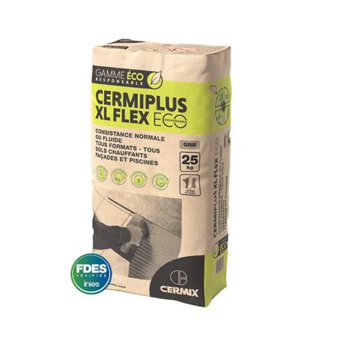 CERMIPLUS XLFLEX ECO 2.0 SAC 25 KG GRIS