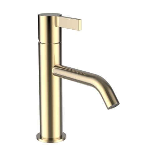 MITIGEUR LAVABO KARTELL BEC FIXE 135 MM SANS VIDAGE OR PVD