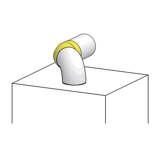 COUDE A 90Ø D.100 GREEN SORTIE HOR