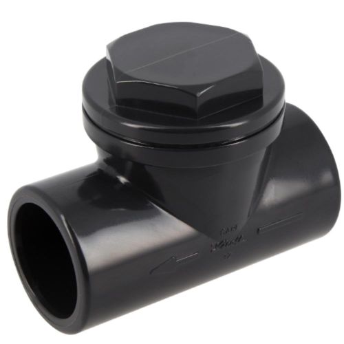 CLAPET ANTI RETOUR PVC PRESSION 32 NOIR