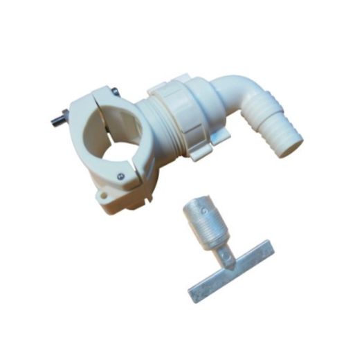 RACCORDEMENT VIDANGE MACHINE A LAVER PVC BLANC