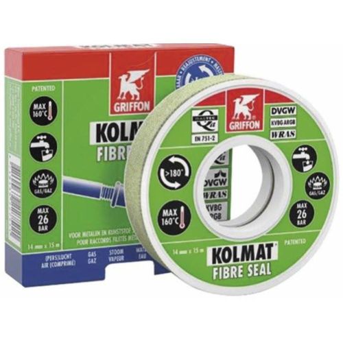 BANDE ETANCHEITE KOLMA FIBRE SEAL 15M / 14MM